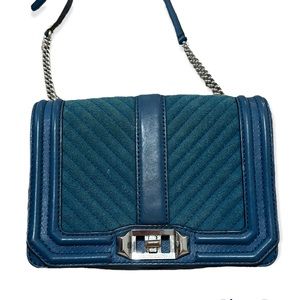 Rebecca Minkoff Chevron Quilted Leather Crossbody Purse